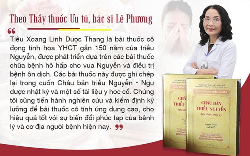 Thầy thuốc Ưu tú Lê Phương là chủ nhiệm đề tài nghiên cứu bài thuốc