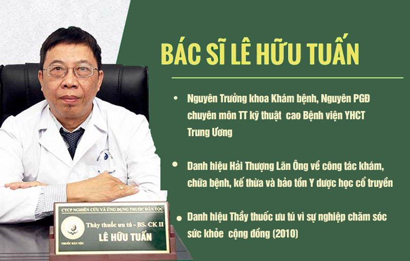 Bác sĩ Lê Hữu Tuấn có kinh nghiệm và chuyên môn cao